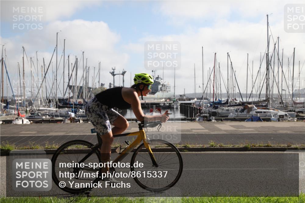 17.08.2025 - KN Förde Triathlon 2025 Yannick Fuchs http://msf.ph/oto/8615337 17.08.2025 09:19:56 Radfahren 107, 119 meine-sportfotos.de
