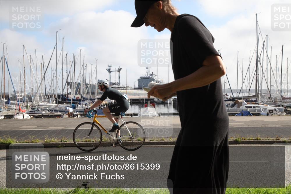 17.08.2025 - KN Förde Triathlon 2025 Yannick Fuchs http://msf.ph/oto/8615399 17.08.2025 09:21:45 Radfahren 122, 138 meine-sportfotos.de