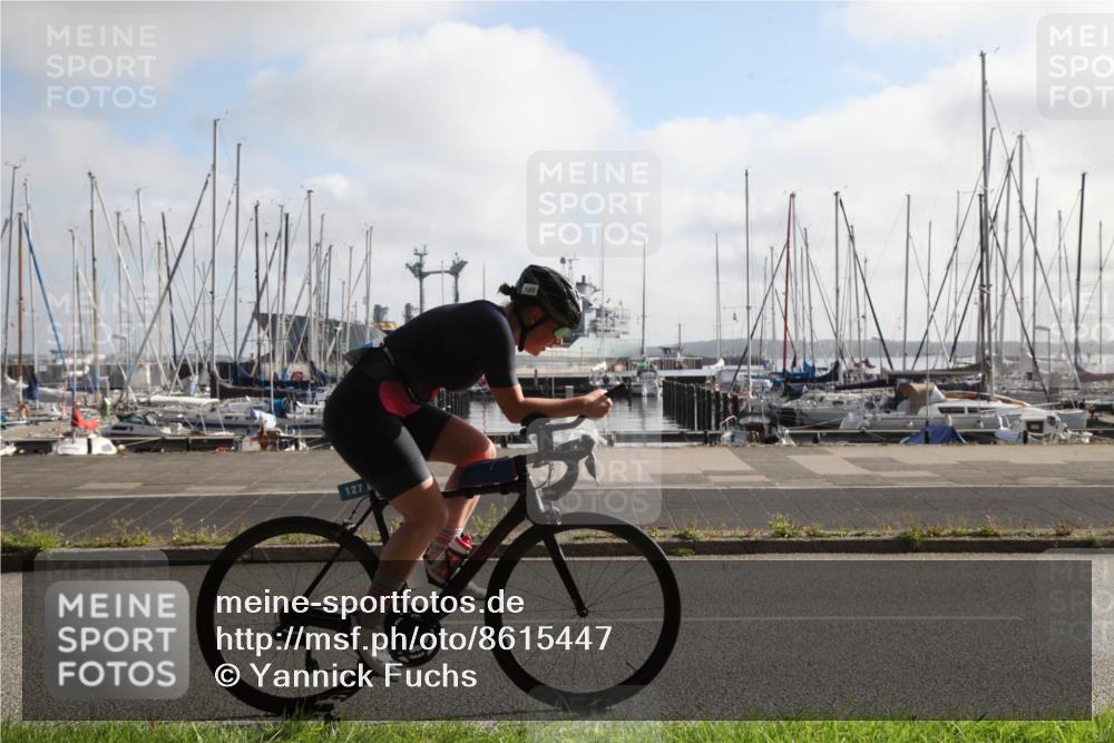 17.08.2025 - KN Förde Triathlon 2025 Yannick Fuchs http://msf.ph/oto/8615447 17.08.2025 09:22:22 Radfahren 126, 127, 198 meine-sportfotos.de