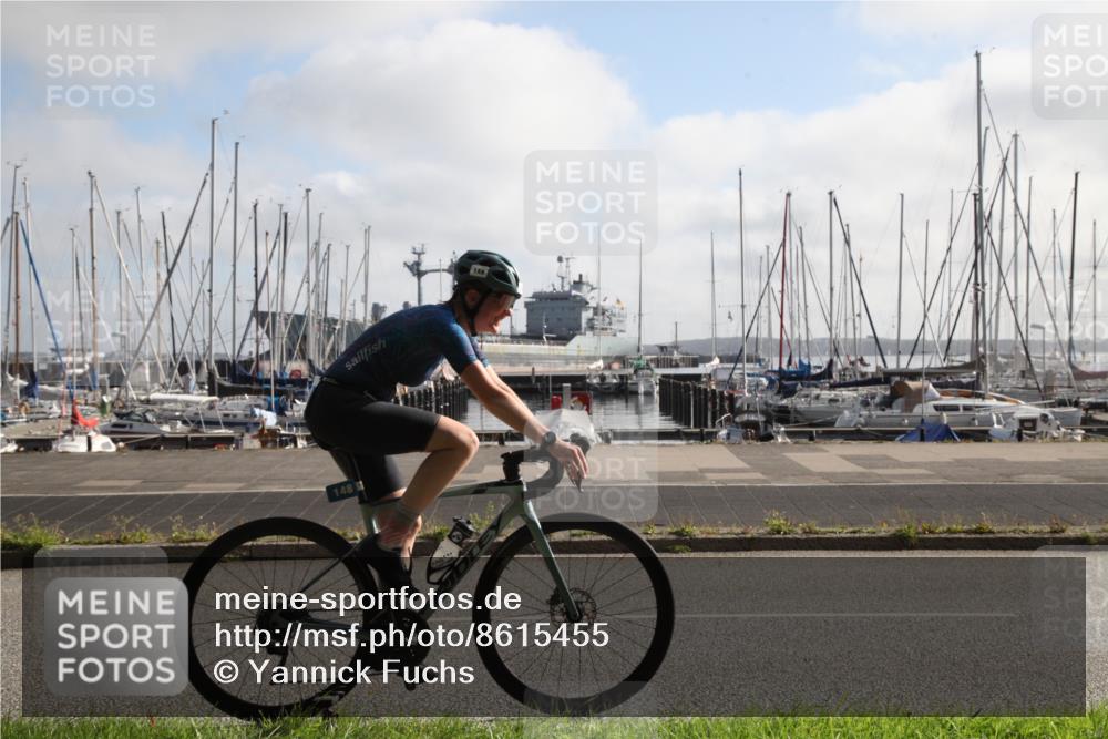 17.08.2025 - KN Förde Triathlon 2025 Yannick Fuchs http://msf.ph/oto/8615455 17.08.2025 09:22:33 Radfahren 104, 148 meine-sportfotos.de