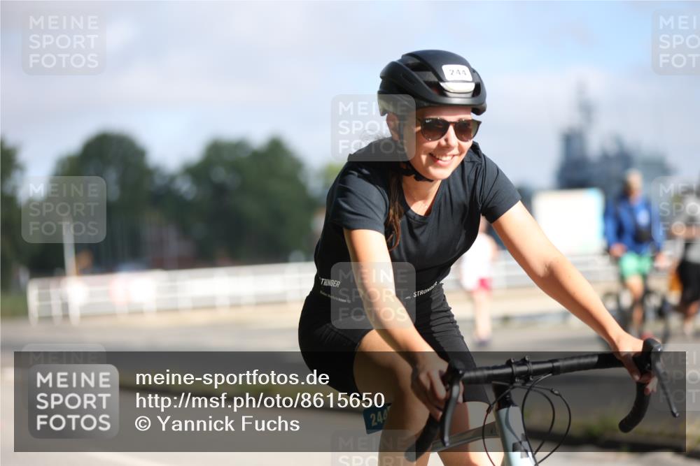 17.08.2025 - KN Förde Triathlon 2025 Yannick Fuchs http://msf.ph/oto/8615650 17.08.2025 09:32:00 Radfahren 210, 213, 234, 244, 234 meine-sportfotos.de
