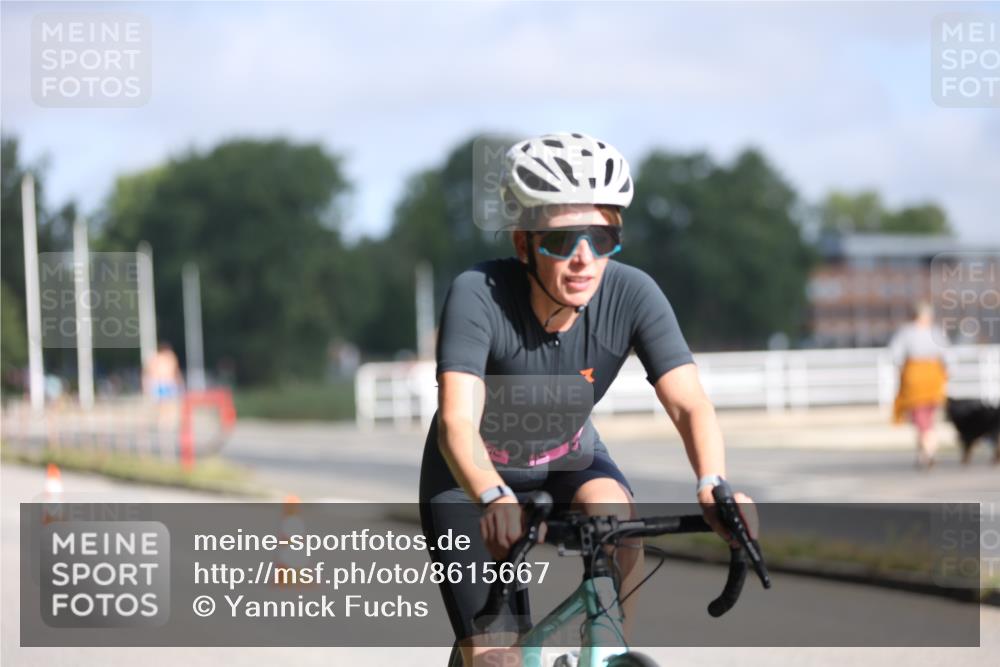 17.08.2025 - KN Förde Triathlon 2025 Yannick Fuchs http://msf.ph/oto/8615667 17.08.2025 09:32:06 Radfahren 210, 213, 225, 234, 244 meine-sportfotos.de