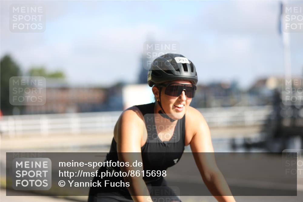 17.08.2025 - KN Förde Triathlon 2025 Yannick Fuchs http://msf.ph/oto/8615698 17.08.2025 09:32:24 Radfahren 147, 195, 201, 224, 246 meine-sportfotos.de