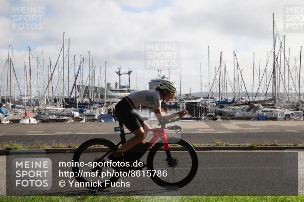 17.08.2025 - KN Förde Triathlon 2025 Yannick Fuchs http://msf.ph/oto/8615786 17.08.2025 09:27:13 Radfahren 101, 105, 158, 177, 192 meine-sportfotos.de
