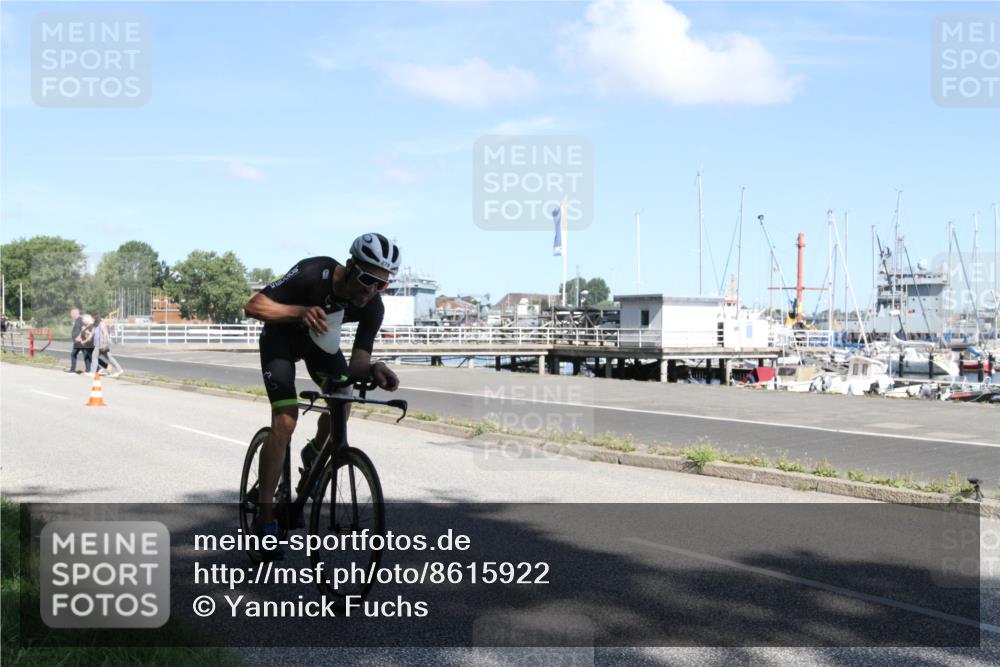 17.08.2025 - KN Förde Triathlon 2025 Yannick Fuchs http://msf.ph/oto/8615922 17.08.2025 11:30:22 Radfahren 278, 390, 602 meine-sportfotos.de