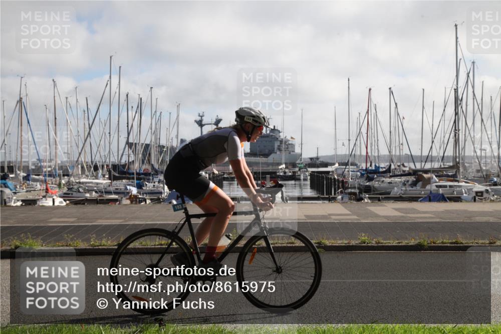 17.08.2025 - KN Förde Triathlon 2025 Yannick Fuchs http://msf.ph/oto/8615975 17.08.2025 09:29:21 Radfahren 103, 107, 113, 125 meine-sportfotos.de
