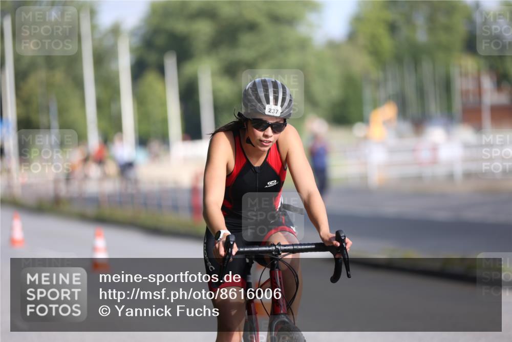 17.08.2025 - KN Förde Triathlon 2025 Yannick Fuchs http://msf.ph/oto/8616006 17.08.2025 09:33:36 Radfahren 150, 231, 234, 237, 120 meine-sportfotos.de
