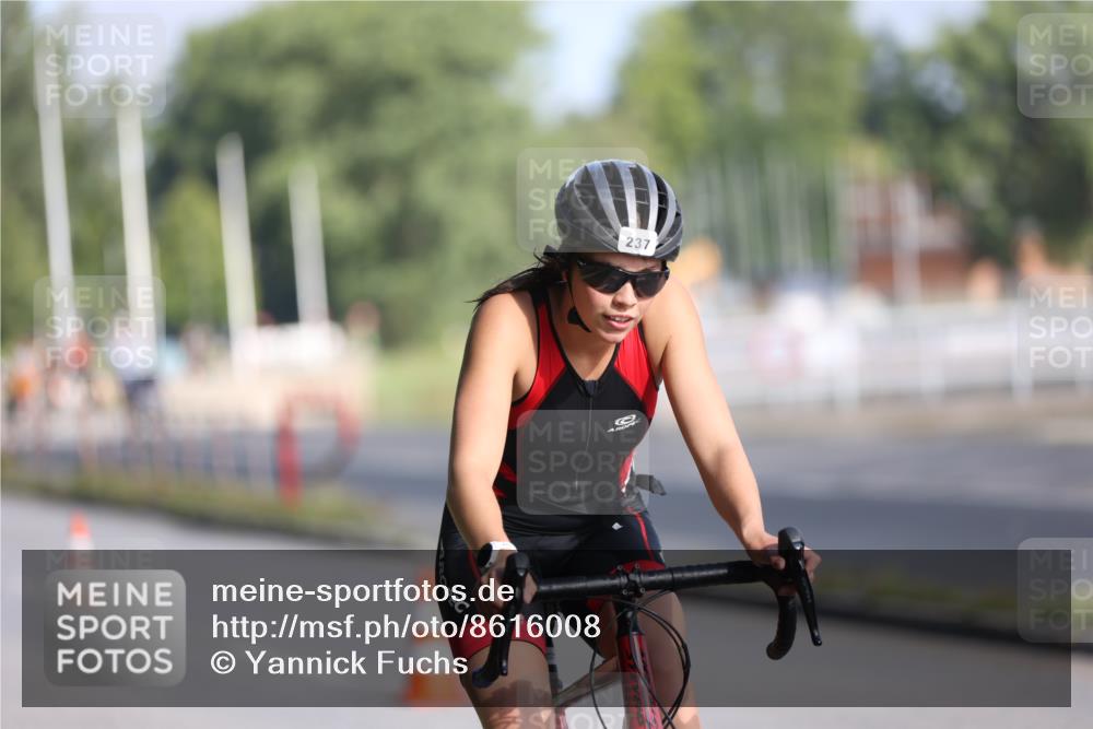 17.08.2025 - KN Förde Triathlon 2025 Yannick Fuchs http://msf.ph/oto/8616008 17.08.2025 09:33:36 Radfahren 150, 231, 234, 237, 120 meine-sportfotos.de