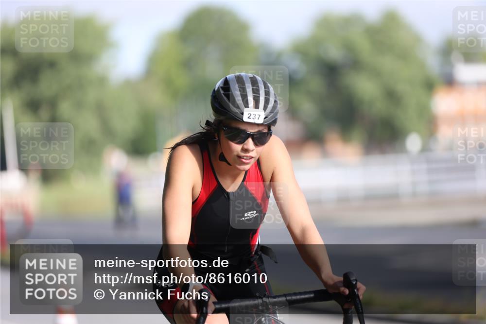 17.08.2025 - KN Förde Triathlon 2025 Yannick Fuchs http://msf.ph/oto/8616010 17.08.2025 09:33:36 Radfahren 150, 231, 234, 237, 120 meine-sportfotos.de