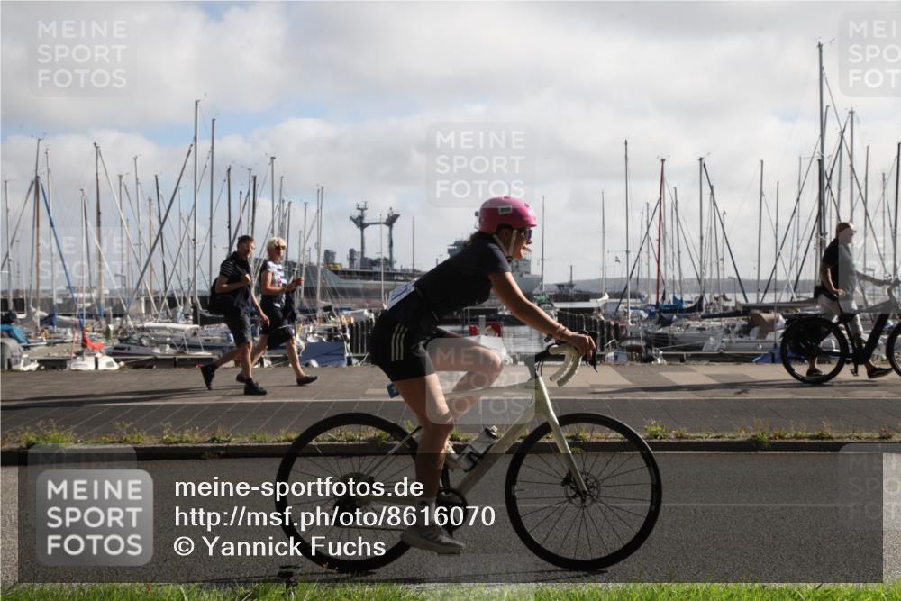 17.08.2025 - KN Förde Triathlon 2025 Yannick Fuchs http://msf.ph/oto/8616070 17.08.2025 09:30:32 Radfahren 119, 163, 167, 202 meine-sportfotos.de