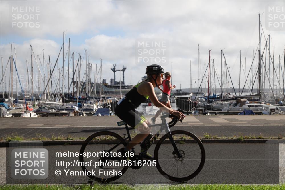 17.08.2025 - KN Förde Triathlon 2025 Yannick Fuchs http://msf.ph/oto/8616205 17.08.2025 09:31:39 Radfahren 190, 196, 205 meine-sportfotos.de