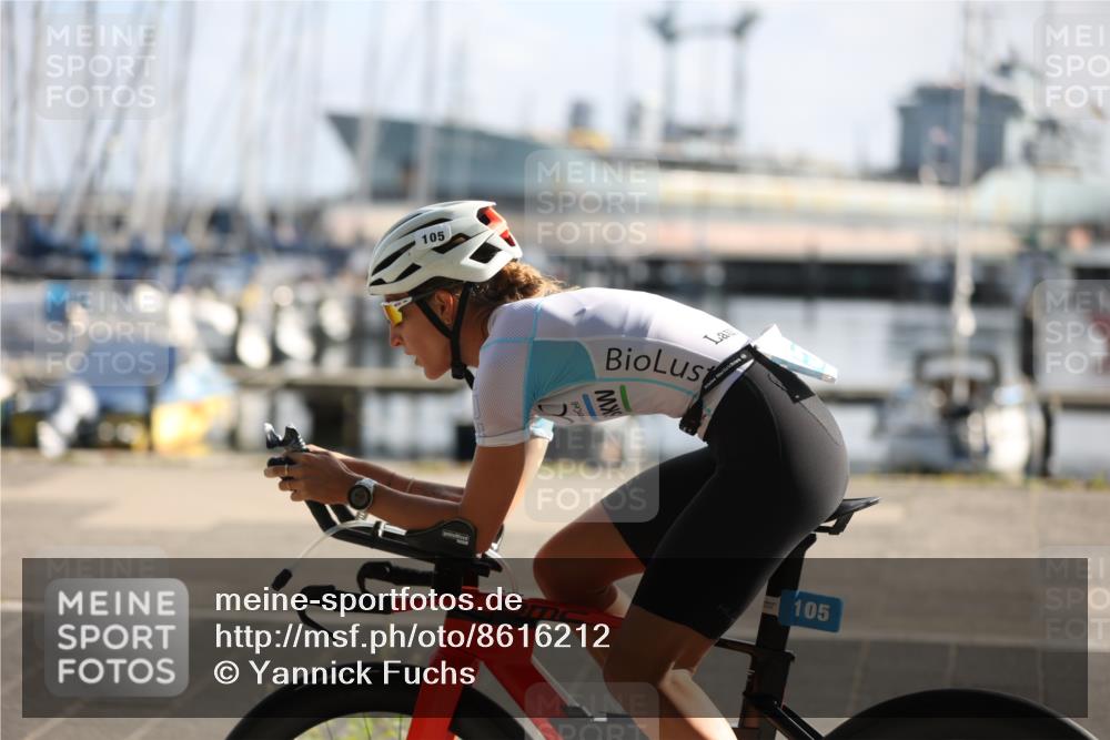 17.08.2025 - KN Förde Triathlon 2025 Yannick Fuchs http://msf.ph/oto/8616212 17.08.2025 09:34:40 Radfahren 105, 152, 252, 152, 243, 253 meine-sportfotos.de