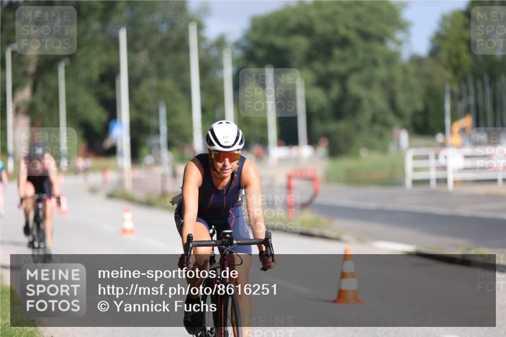 17.08.2025 - KN Förde Triathlon 2025 Yannick Fuchs http://msf.ph/oto/8616251 17.08.2025 09:34:58 Radfahren 128, 145, 146, 151, 166, 122 meine-sportfotos.de