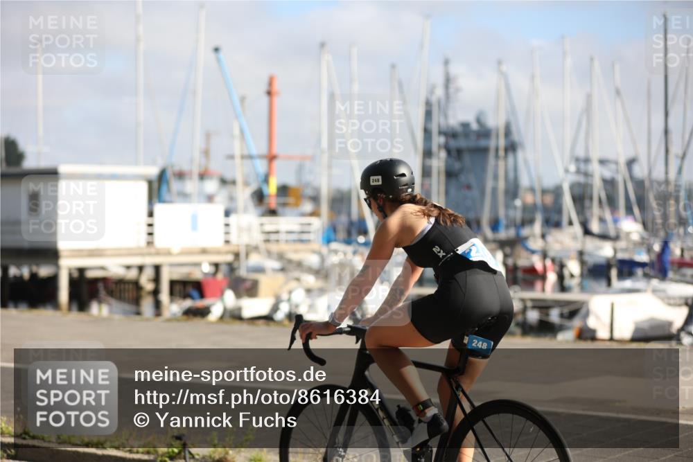 17.08.2025 - KN Förde Triathlon 2025 Yannick Fuchs http://msf.ph/oto/8616384 17.08.2025 09:35:35 Radfahren 142, 248, 251, 115, 118, 150, 248 meine-sportfotos.de