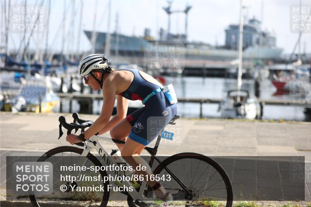 17.08.2025 - KN Förde Triathlon 2025 Yannick Fuchs http://msf.ph/oto/8616543 17.08.2025 09:36:17 Radfahren 121, 252 meine-sportfotos.de