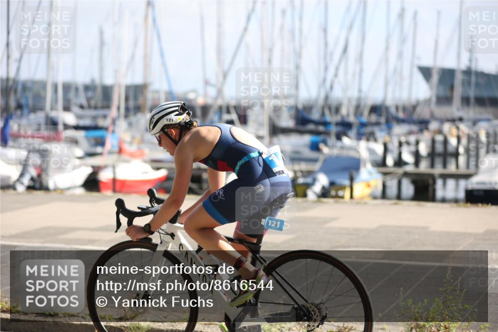 17.08.2025 - KN Förde Triathlon 2025 Yannick Fuchs http://msf.ph/oto/8616544 17.08.2025 09:36:17 Radfahren 121, 252 meine-sportfotos.de