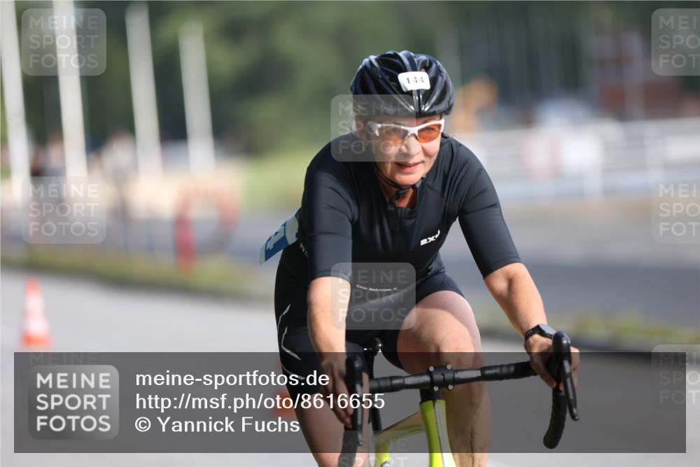 17.08.2025 - KN Förde Triathlon 2025 Yannick Fuchs http://msf.ph/oto/8616655 17.08.2025 09:37:00 Radfahren 137, 144, 173, 185, 187, 204 meine-sportfotos.de