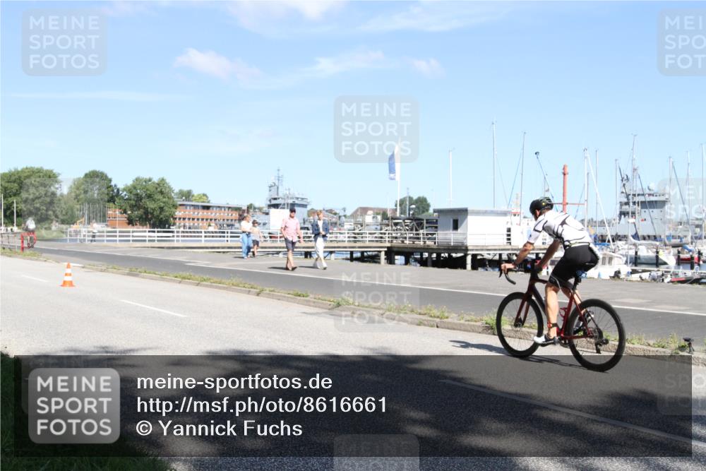 17.08.2025 - KN Förde Triathlon 2025 Yannick Fuchs http://msf.ph/oto/8616661 17.08.2025 11:38:28 Radfahren 299, 623 meine-sportfotos.de