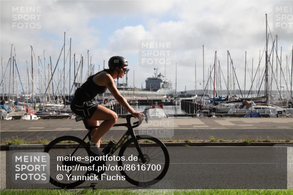 17.08.2025 - KN Förde Triathlon 2025 Yannick Fuchs http://msf.ph/oto/8616700 17.08.2025 09:37:38 Radfahren 106, 158, 180, 189, 248, 251 meine-sportfotos.de