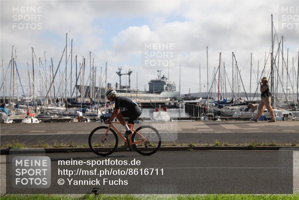 17.08.2025 - KN Förde Triathlon 2025 Yannick Fuchs http://msf.ph/oto/8616711 17.08.2025 09:37:47 Radfahren 140, 158, 159, 161, 181, 248 meine-sportfotos.de