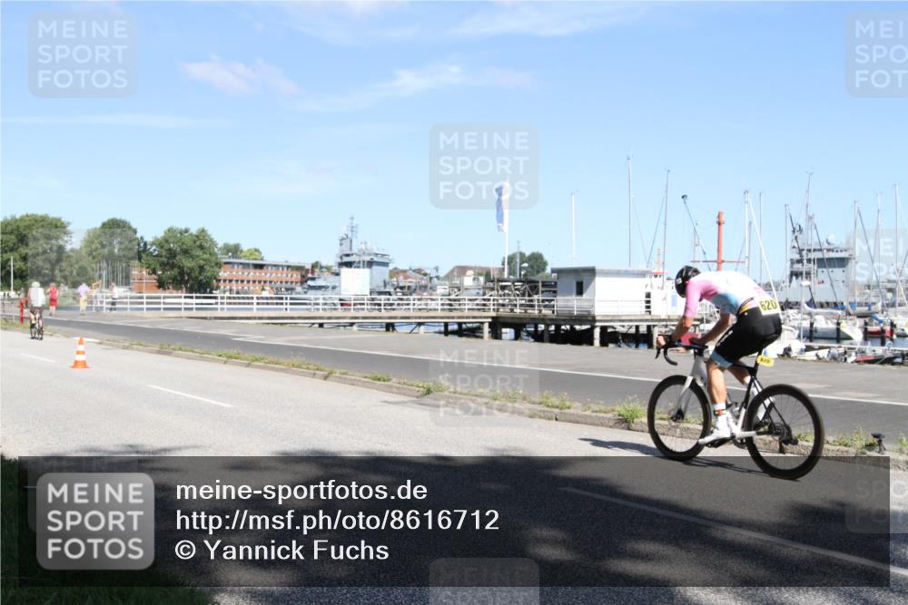 17.08.2025 - KN Förde Triathlon 2025 Yannick Fuchs http://msf.ph/oto/8616712 17.08.2025 11:39:09 Radfahren 346, 620 meine-sportfotos.de