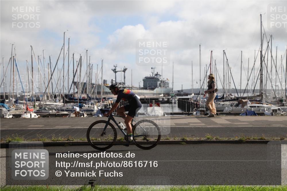 17.08.2025 - KN Förde Triathlon 2025 Yannick Fuchs http://msf.ph/oto/8616716 17.08.2025 09:37:48 Radfahren 140, 149, 158, 159, 161, 181 meine-sportfotos.de