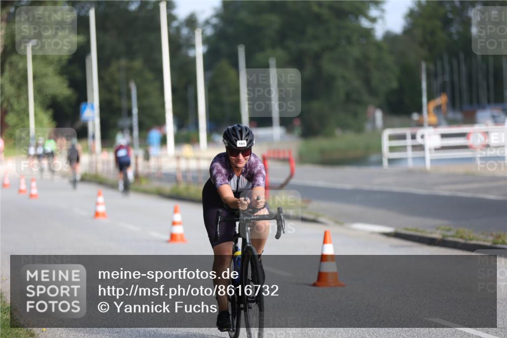 17.08.2025 - KN Förde Triathlon 2025 Yannick Fuchs http://msf.ph/oto/8616732 17.08.2025 09:37:16 Radfahren 164, 115 meine-sportfotos.de