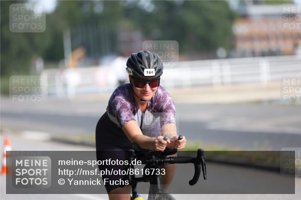 17.08.2025 - KN Förde Triathlon 2025 Yannick Fuchs http://msf.ph/oto/8616733 17.08.2025 09:37:17 Radfahren 164, 115 meine-sportfotos.de