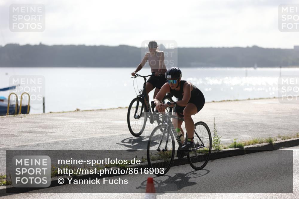 17.08.2025 - KN Förde Triathlon 2025 Yannick Fuchs http://msf.ph/oto/8616903 17.08.2025 09:38:06 Radfahren 103, 160, 192, 250, 109, 113, 153, 220 meine-sportfotos.de