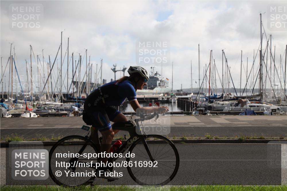 17.08.2025 - KN Förde Triathlon 2025 Yannick Fuchs http://msf.ph/oto/8616992 17.08.2025 09:40:23 Radfahren 108, 110, 114, 125, 169 meine-sportfotos.de