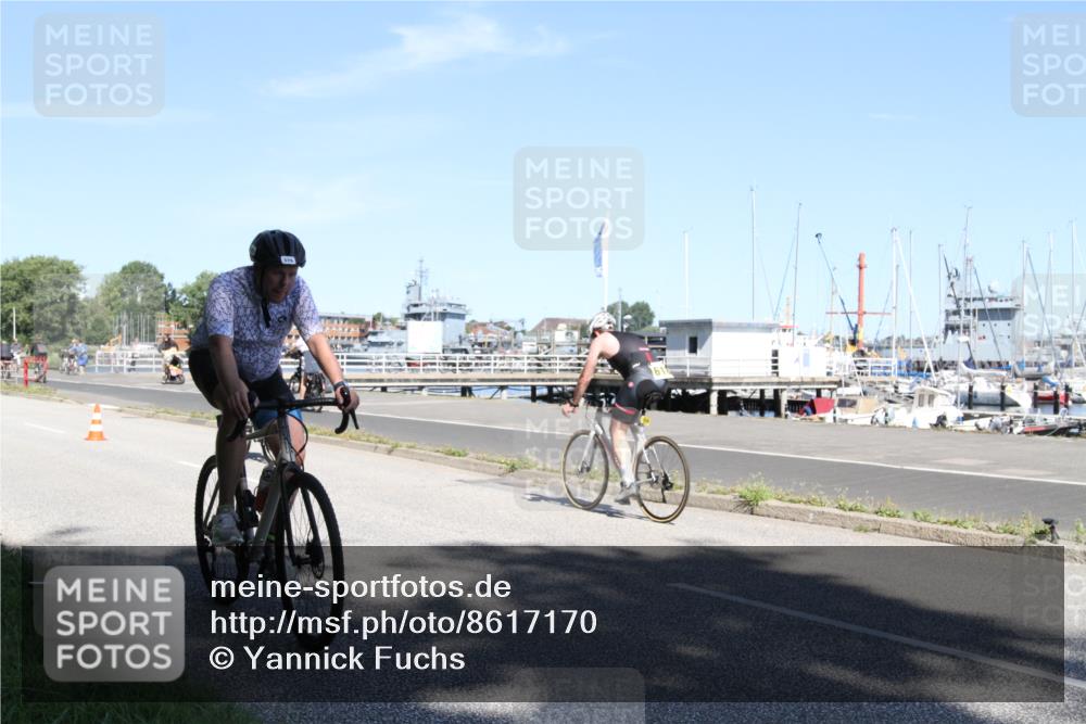 17.08.2025 - KN Förde Triathlon 2025 Yannick Fuchs http://msf.ph/oto/8617170 17.08.2025 11:46:46 Radfahren 375, 618 meine-sportfotos.de