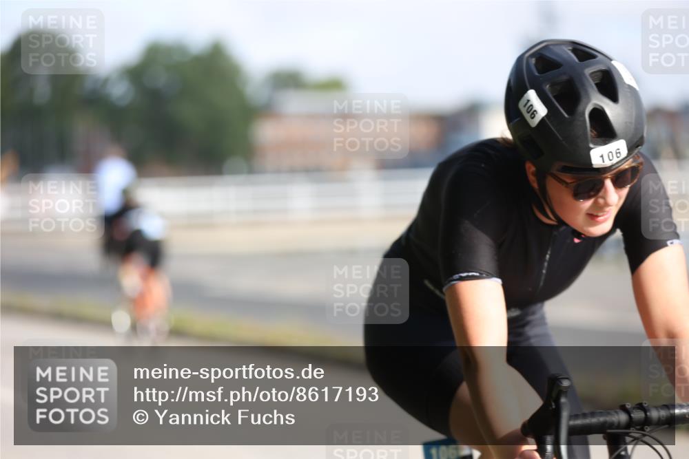 17.08.2025 - KN Förde Triathlon 2025 Yannick Fuchs http://msf.ph/oto/8617193 17.08.2025 09:39:23 Radfahren 106, 157, 189, 175 meine-sportfotos.de