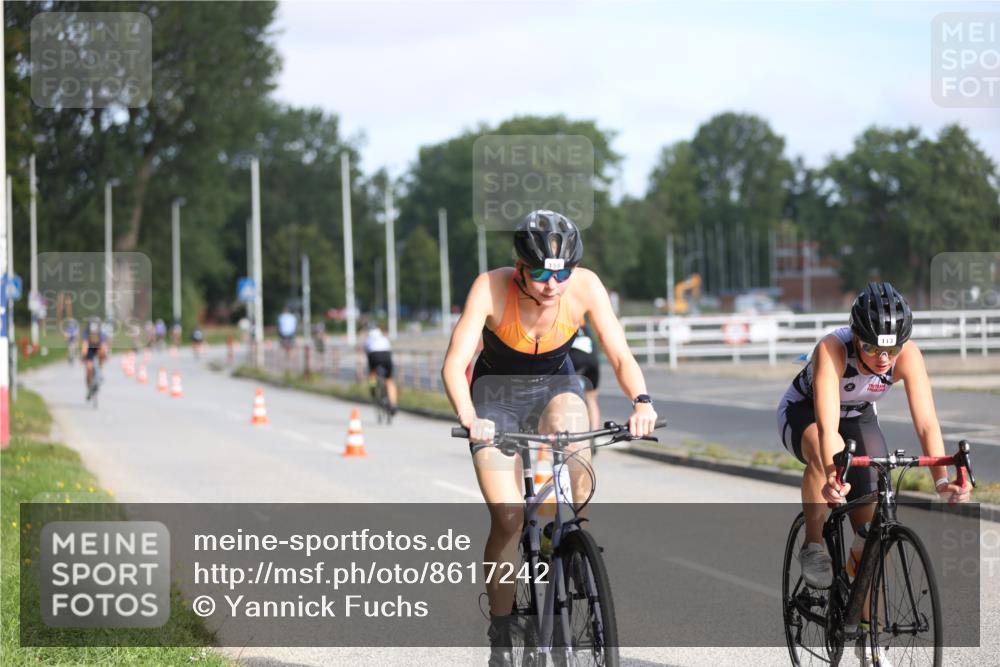 17.08.2025 - KN Förde Triathlon 2025 Yannick Fuchs http://msf.ph/oto/8617242 17.08.2025 09:39:38 Radfahren 109, 113, 158, 161, 181, 228, 117, 157 meine-sportfotos.de