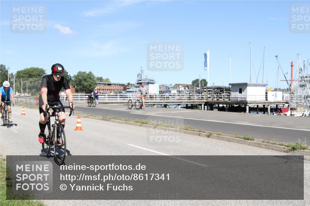 17.08.2025 - KN Förde Triathlon 2025 Yannick Fuchs http://msf.ph/oto/8617341 17.08.2025 11:50:20 Radfahren 308, 384, 606 meine-sportfotos.de