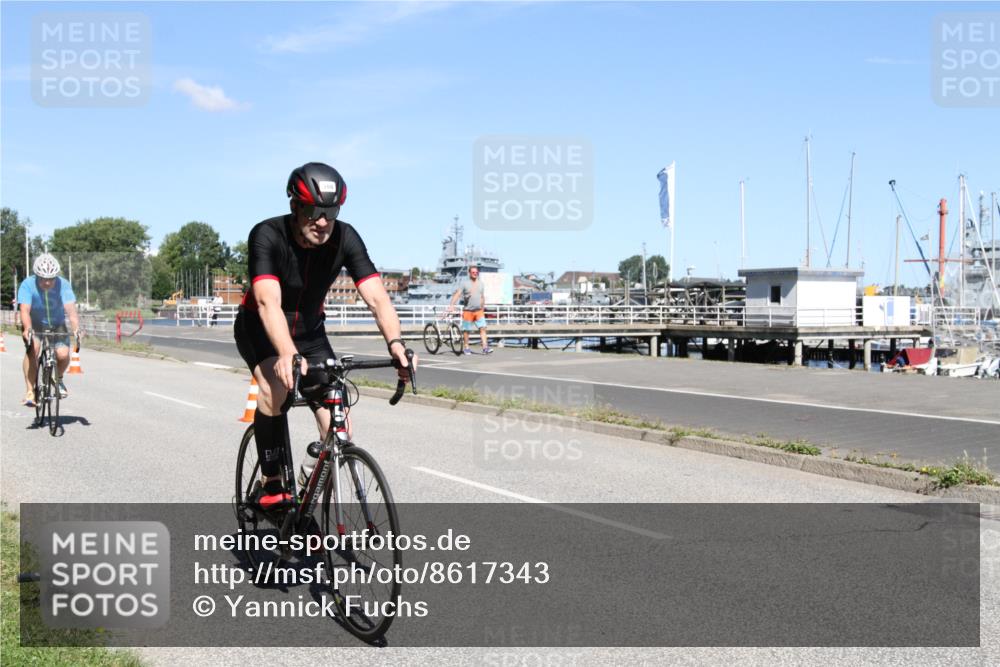 17.08.2025 - KN Förde Triathlon 2025 Yannick Fuchs http://msf.ph/oto/8617343 17.08.2025 11:50:21 Radfahren 308, 384, 606 meine-sportfotos.de