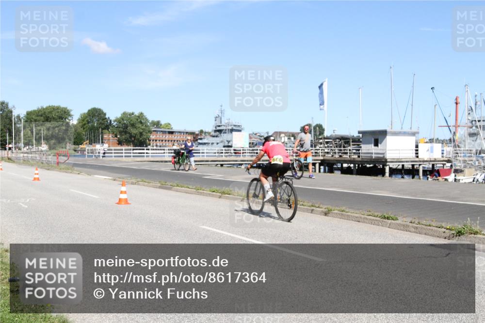 17.08.2025 - KN Förde Triathlon 2025 Yannick Fuchs http://msf.ph/oto/8617364 17.08.2025 11:50:24 Radfahren 308, 384, 606 meine-sportfotos.de
