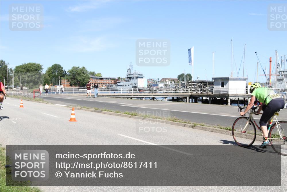 17.08.2025 - KN Förde Triathlon 2025 Yannick Fuchs http://msf.ph/oto/8617411 17.08.2025 11:52:17 Radfahren 606, 634 meine-sportfotos.de