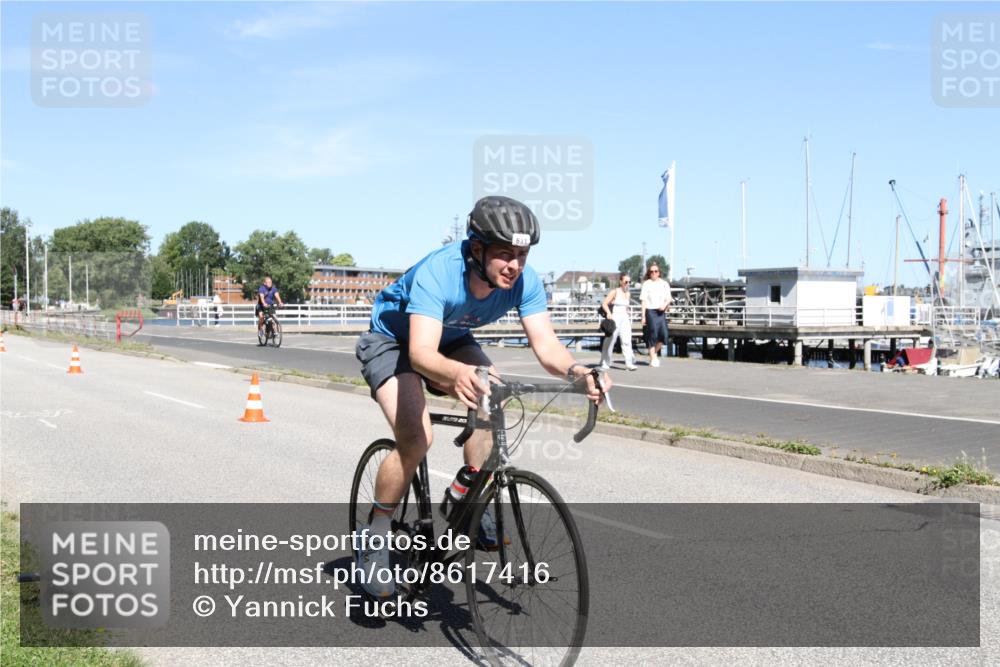 17.08.2025 - KN Förde Triathlon 2025 Yannick Fuchs http://msf.ph/oto/8617416 17.08.2025 11:52:43 Radfahren 631 meine-sportfotos.de
