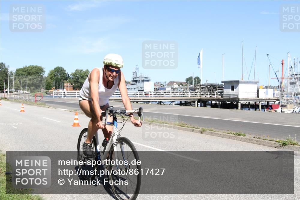 17.08.2025 - KN Förde Triathlon 2025 Yannick Fuchs http://msf.ph/oto/8617427 17.08.2025 11:53:09 Radfahren 346, 628 meine-sportfotos.de