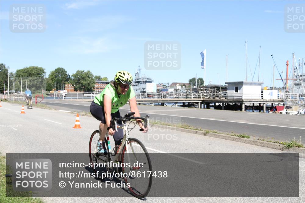 17.08.2025 - KN Förde Triathlon 2025 Yannick Fuchs http://msf.ph/oto/8617438 17.08.2025 11:54:02 Radfahren 376, 634 meine-sportfotos.de