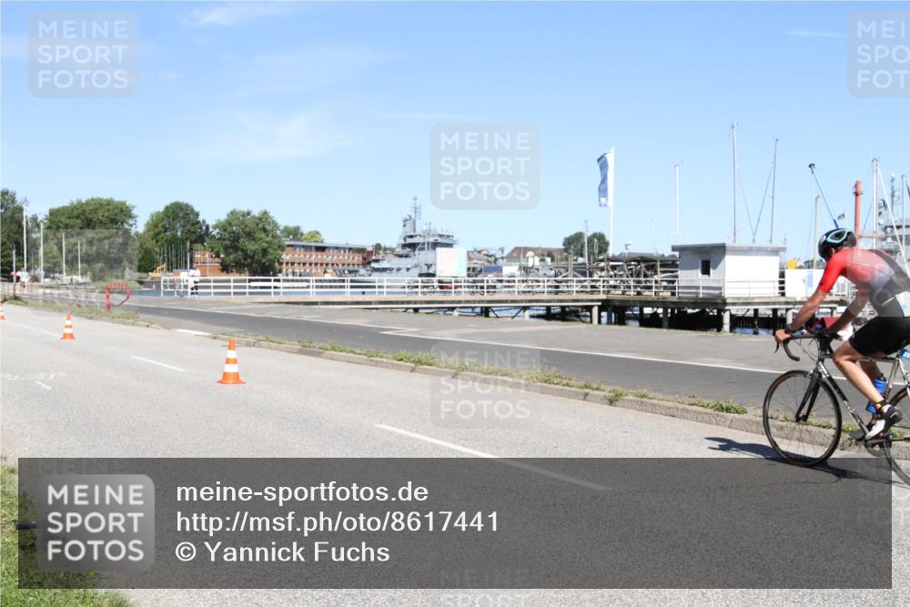 17.08.2025 - KN Förde Triathlon 2025 Yannick Fuchs http://msf.ph/oto/8617441 17.08.2025 11:54:10 Radfahren 355, 634 meine-sportfotos.de