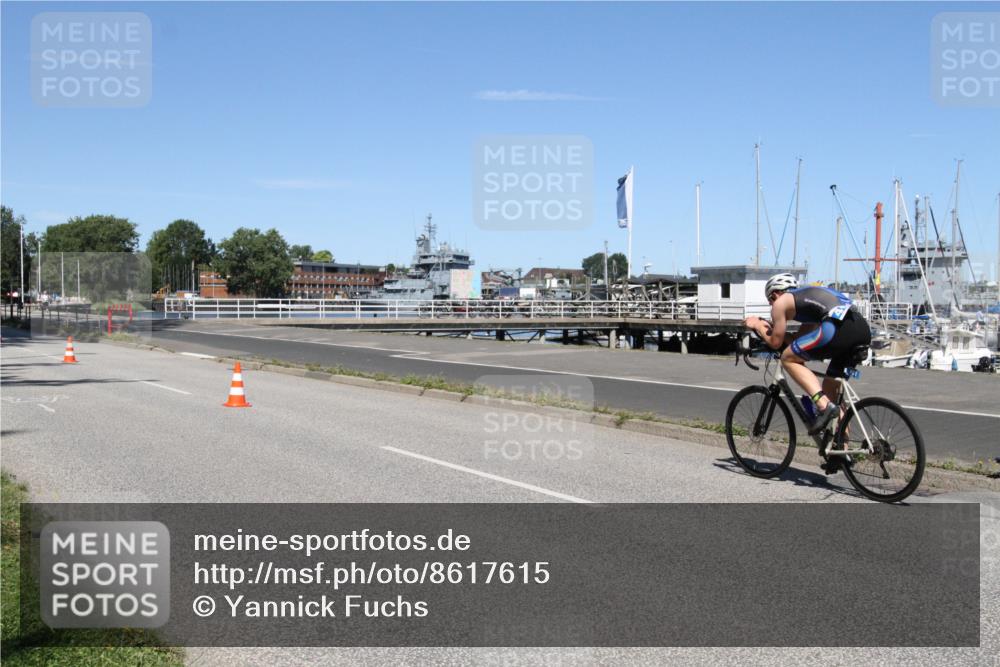 17.08.2025 - KN Förde Triathlon 2025 Yannick Fuchs http://msf.ph/oto/8617615 17.08.2025 12:44:47 Radfahren 401, 404 meine-sportfotos.de