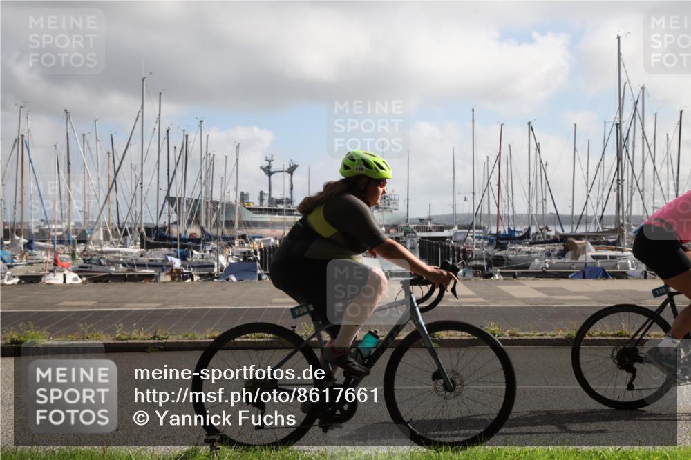 17.08.2025 - KN Förde Triathlon 2025 Yannick Fuchs http://msf.ph/oto/8617661 17.08.2025 09:47:26 Radfahren 135, 187, 238 meine-sportfotos.de