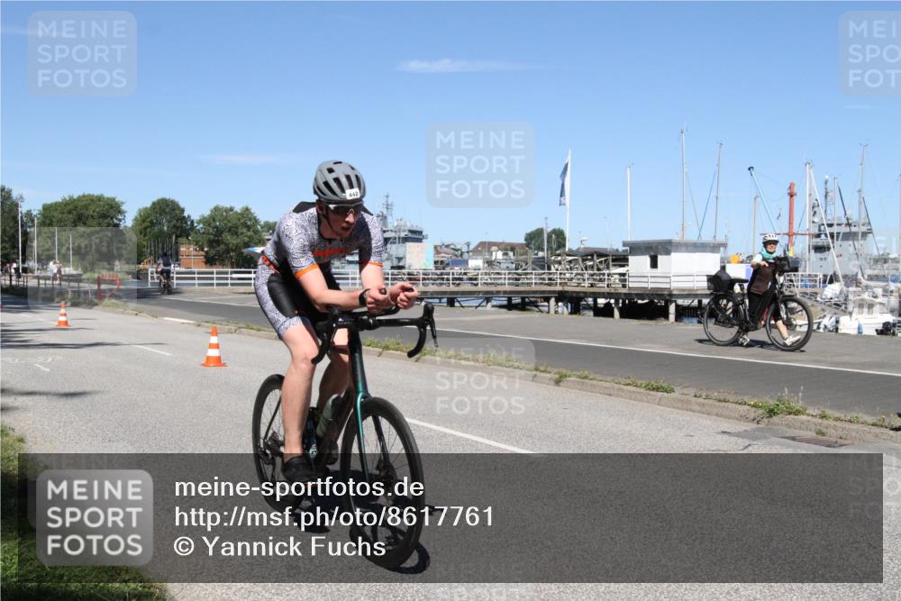 17.08.2025 - KN Förde Triathlon 2025 Yannick Fuchs http://msf.ph/oto/8617761 17.08.2025 12:50:10 Radfahren 408, 442, 466 meine-sportfotos.de