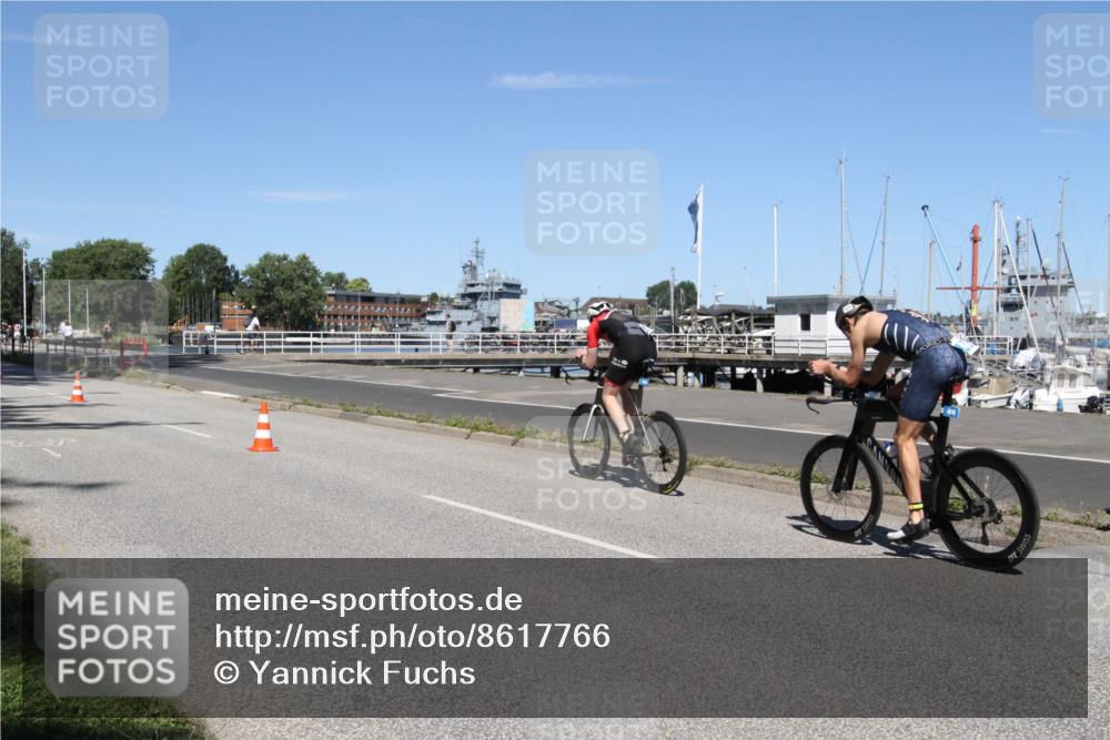 17.08.2025 - KN Förde Triathlon 2025 Yannick Fuchs http://msf.ph/oto/8617766 17.08.2025 12:50:14 Radfahren 408, 442, 466 meine-sportfotos.de