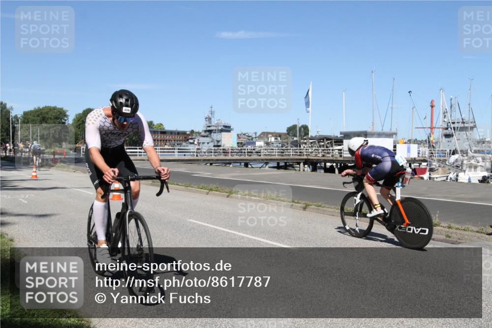 17.08.2025 - KN Förde Triathlon 2025 Yannick Fuchs http://msf.ph/oto/8617787 17.08.2025 12:50:41 Radfahren 395, 403, 439, 450 meine-sportfotos.de