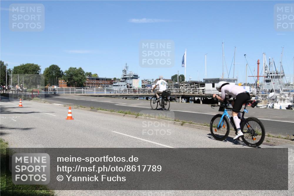17.08.2025 - KN Förde Triathlon 2025 Yannick Fuchs http://msf.ph/oto/8617789 17.08.2025 12:50:48 Radfahren 428, 439 meine-sportfotos.de