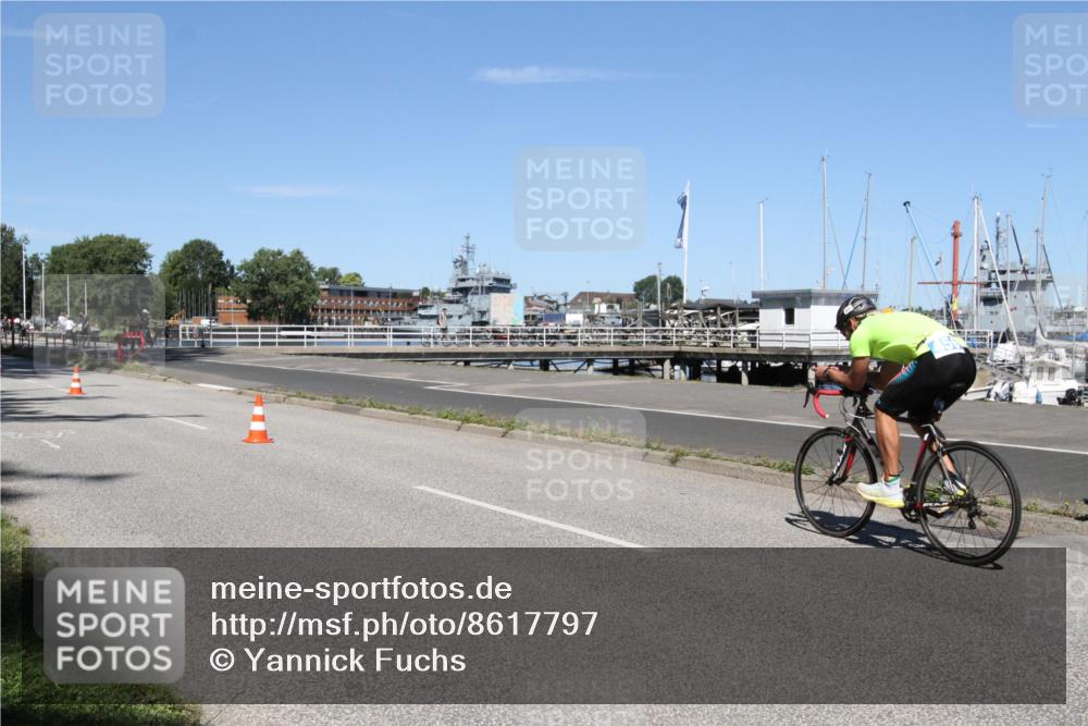 17.08.2025 - KN Förde Triathlon 2025 Yannick Fuchs http://msf.ph/oto/8617797 17.08.2025 12:51:05 Radfahren 441, 456, 464 meine-sportfotos.de