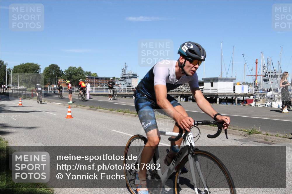17.08.2025 - KN Förde Triathlon 2025 Yannick Fuchs http://msf.ph/oto/8617862 17.08.2025 12:51:57 Radfahren 403, 416, 433, 440, 473 meine-sportfotos.de