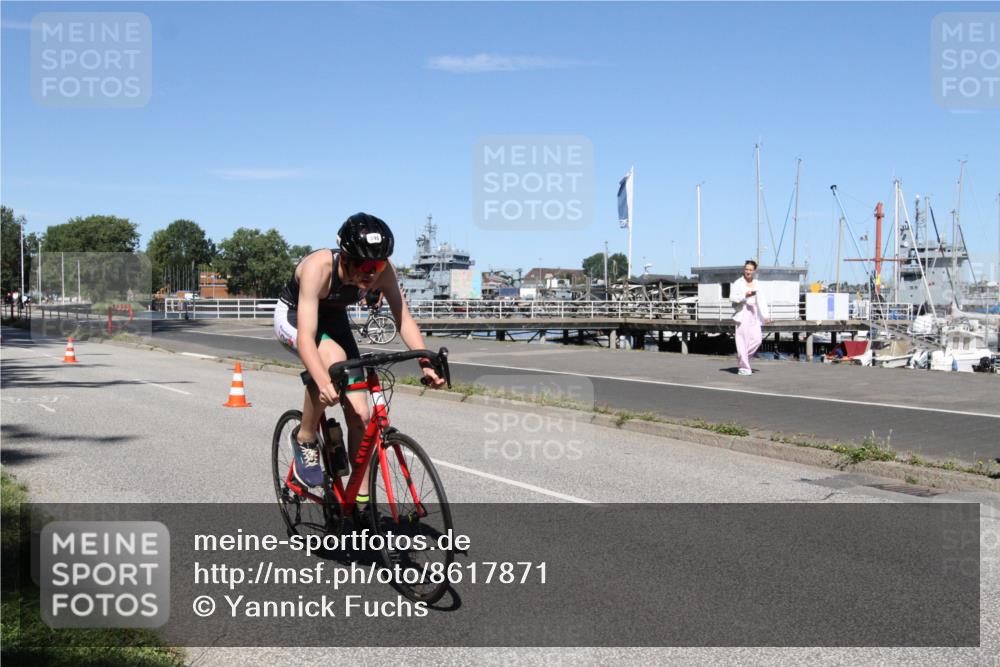 17.08.2025 - KN Förde Triathlon 2025 Yannick Fuchs http://msf.ph/oto/8617871 17.08.2025 12:52:14 Radfahren 395, 428, 448, 450, 472 meine-sportfotos.de